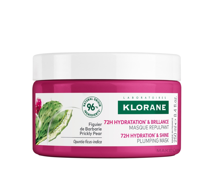 Klorane 72h Hydration Mask, Deep hydration hair mask, Moisturizing hair treatment, Dry hair repair mask, Long-lasting moisture care, Nourishing hair mask