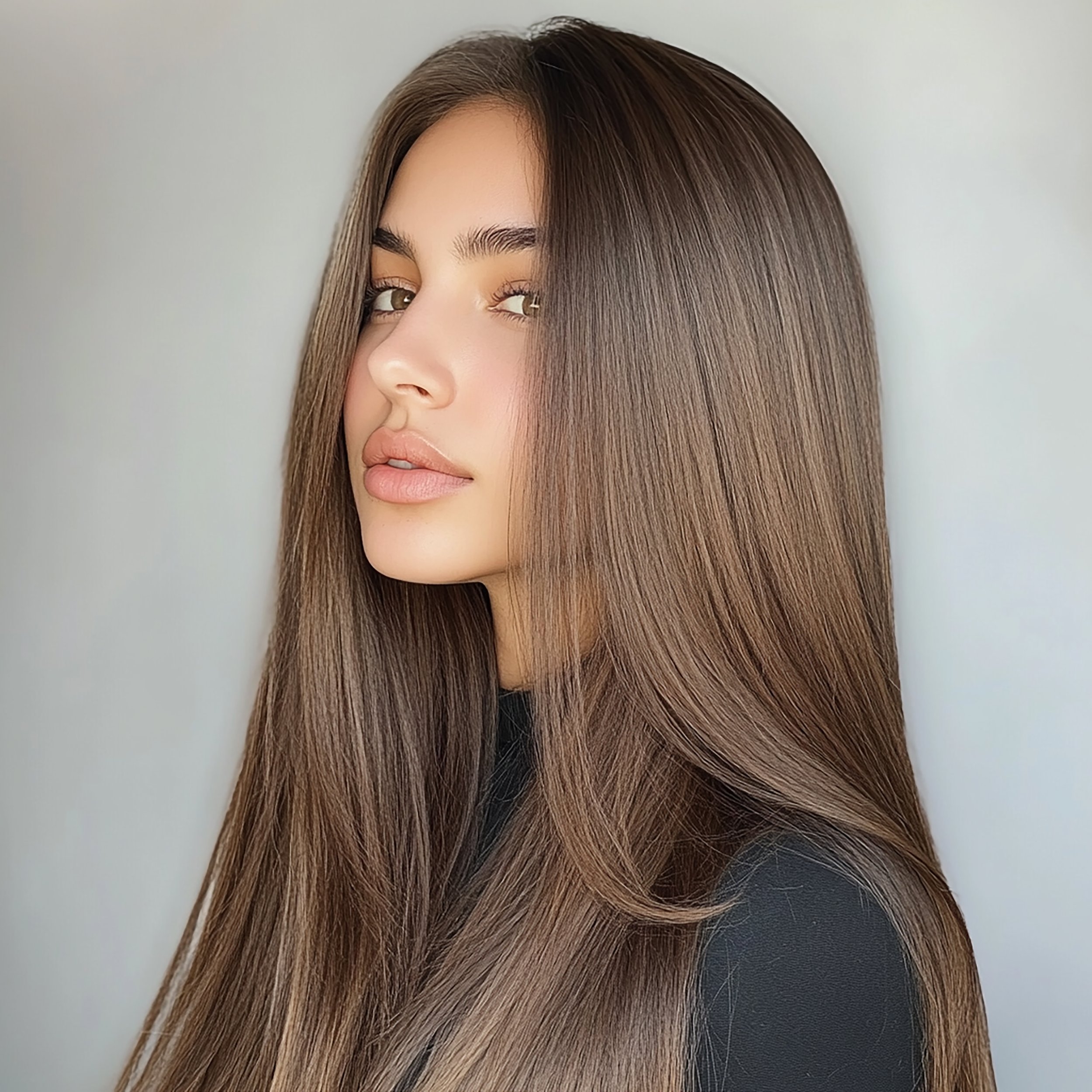 Straight and Sleek Hair Without Heat Damage