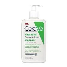 CeraVe Hydrating Cream-to-Foam Cleanser Normal to Dry Skin