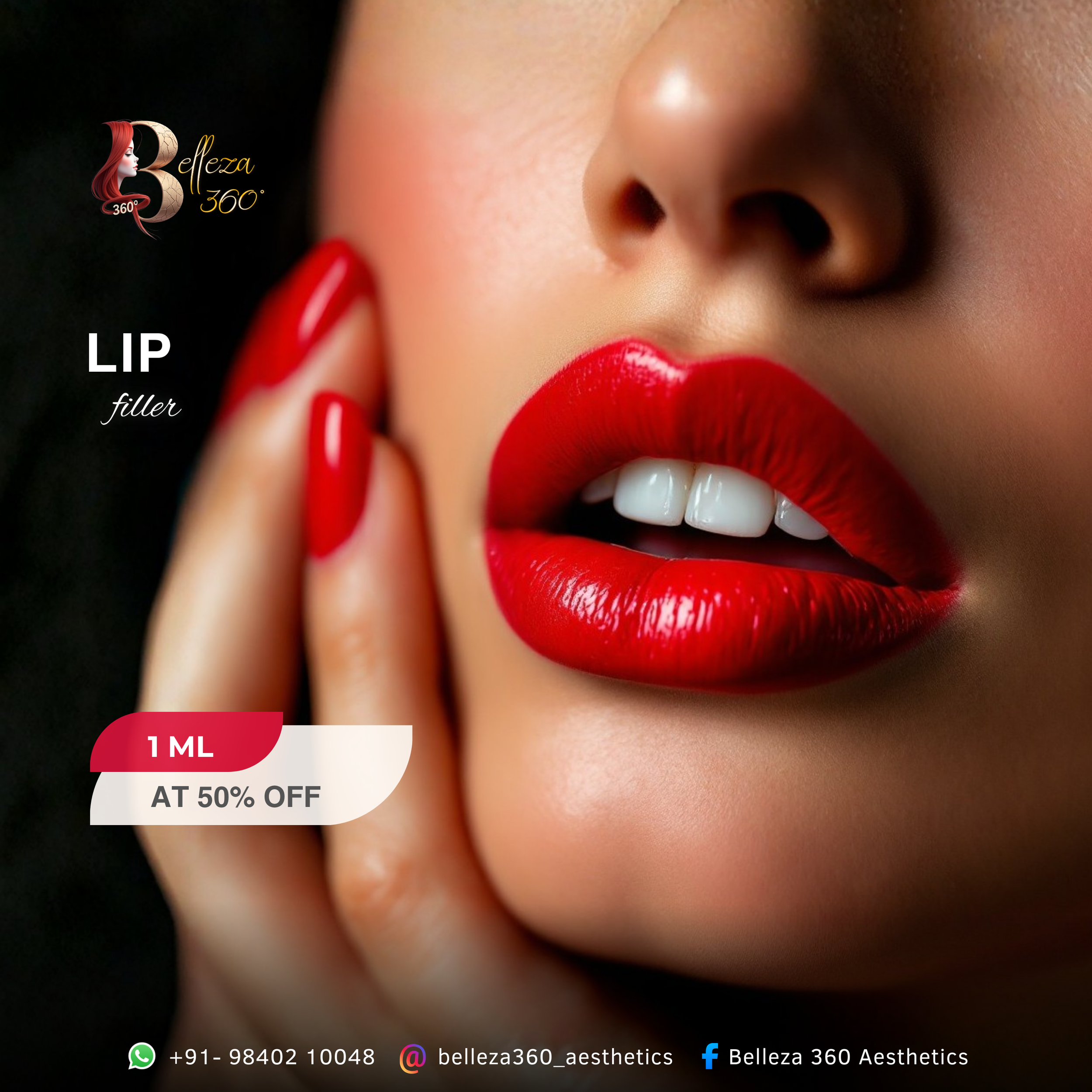 Lip filler offer Chennai, Lip filler special offer, Lip augmentation discount, Dermal lip filler deals, Lip filler treatment offers, Best lip filler price