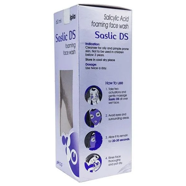 Saslic DS Foaming Face Wash