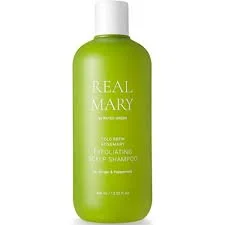 Rated green real Mary exfoliating scalp shampoo