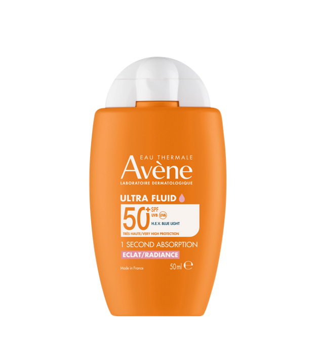 Avène Sun Ultra Fluid Radiance, SPF sunscreen fluid, Face sun protection, Anti-aging sunscreen, Lightweight sun cream, Radiance boosting SPF
