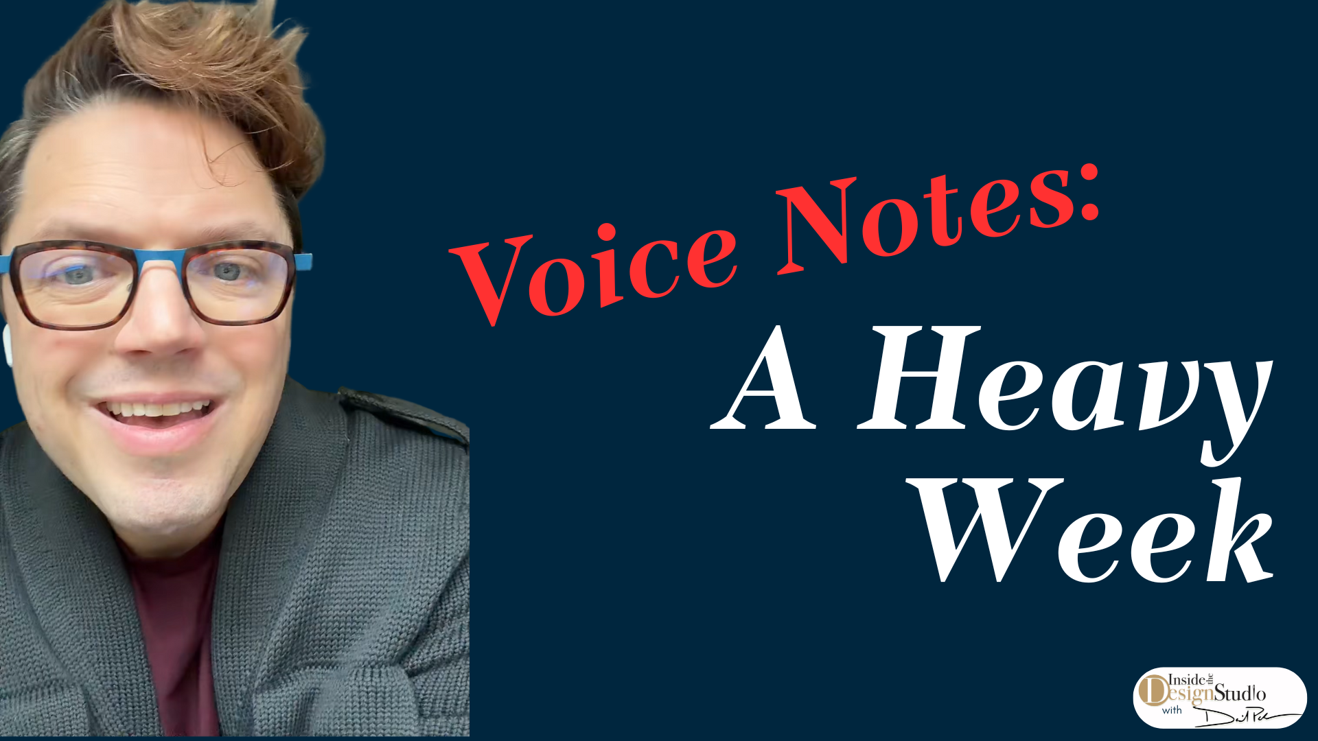 Voice Notes: A Hard Week