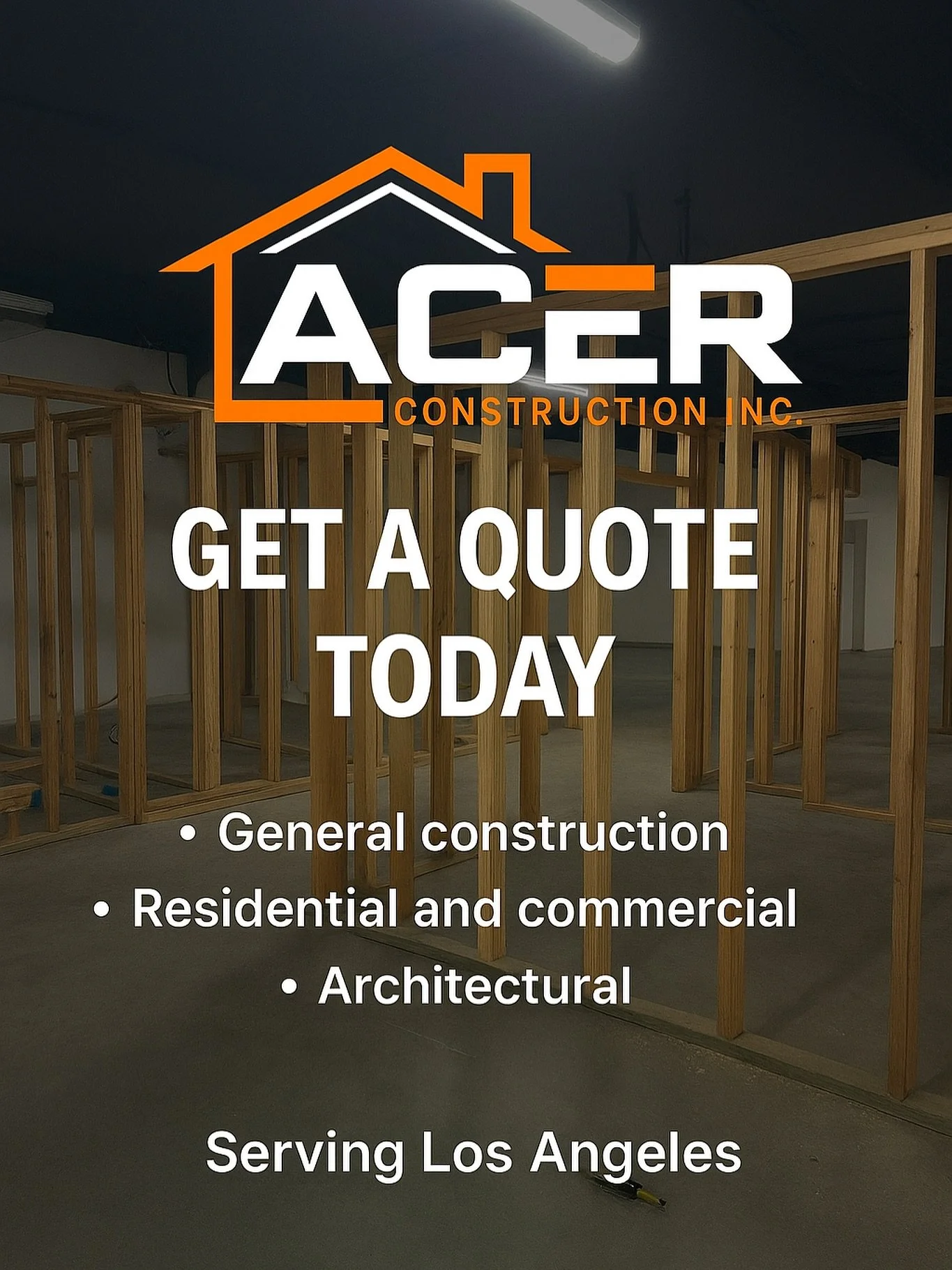 Ready to build? ποΈ
From residential to commercial, we handle it all — general construction, architectural services, and everything in between.
Built to meet code. Built to last.
πServing Los Angeles
π DM us or click the link in bio to get a
