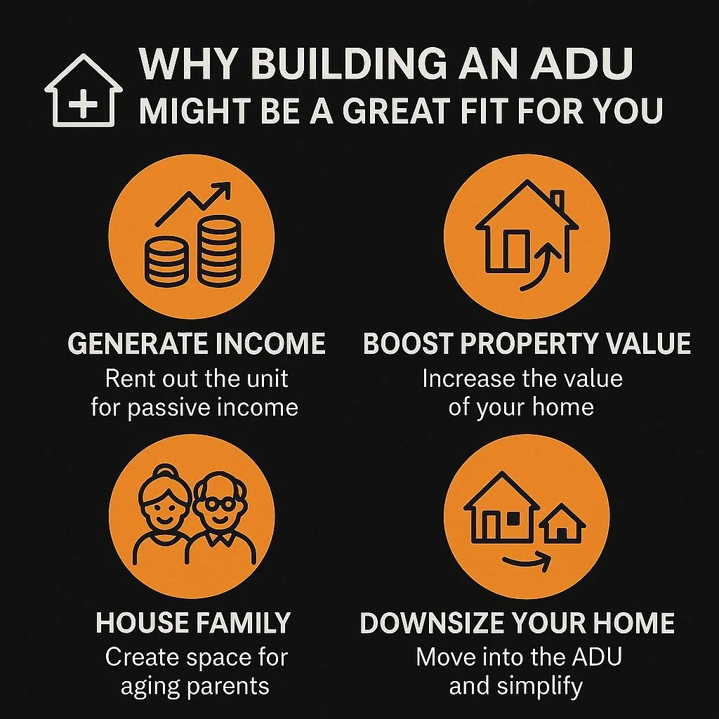 For ADU Estimates send us a message 🛠️🧱

#RenovationGoals #HomeImprovement #ConstructionInspiration #BuildWithConfidence #RenovationIdeas #DreamSpace #additions #adu