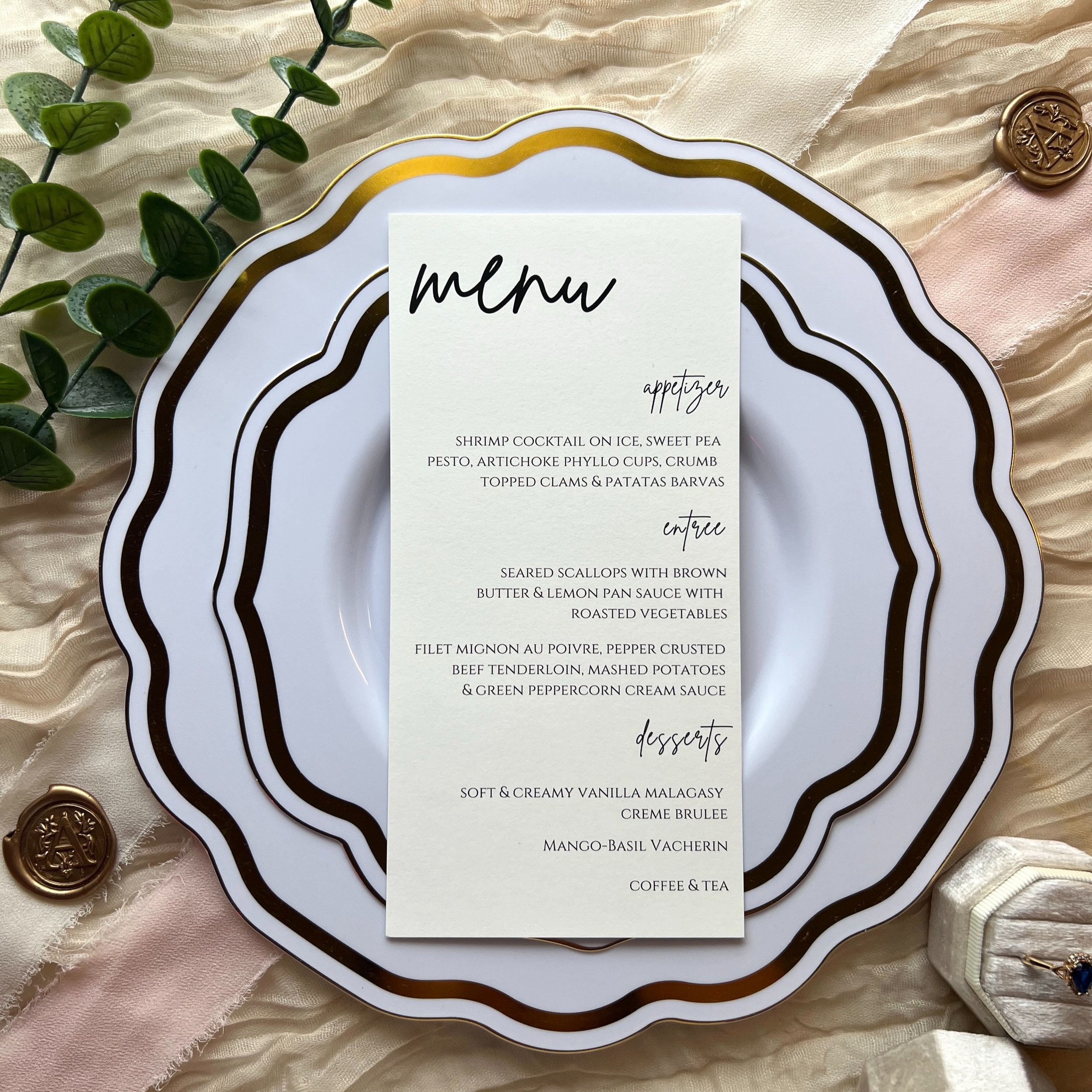 Classic Simple Menu