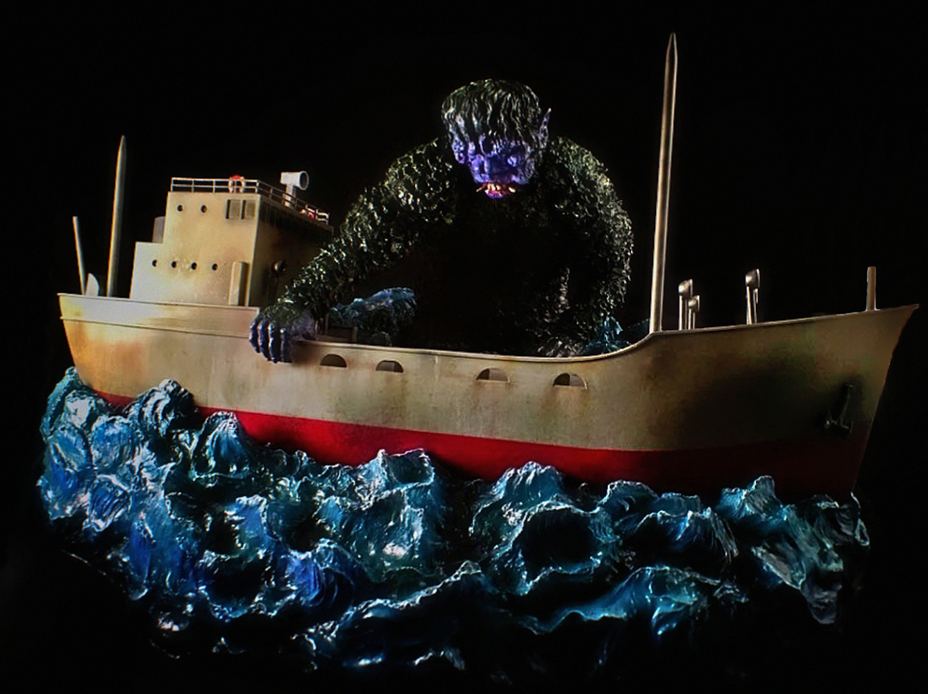Kaiju Freaks Gaira Resin Model Kit Painted by Jason Lee Rosa Tigerchop Media LLC