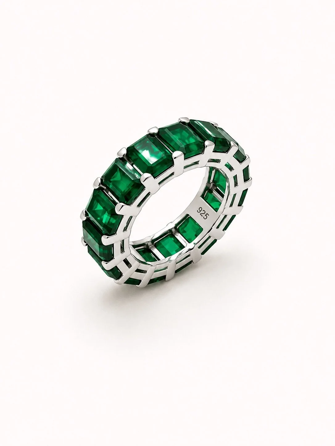 Emerald Eternity Band