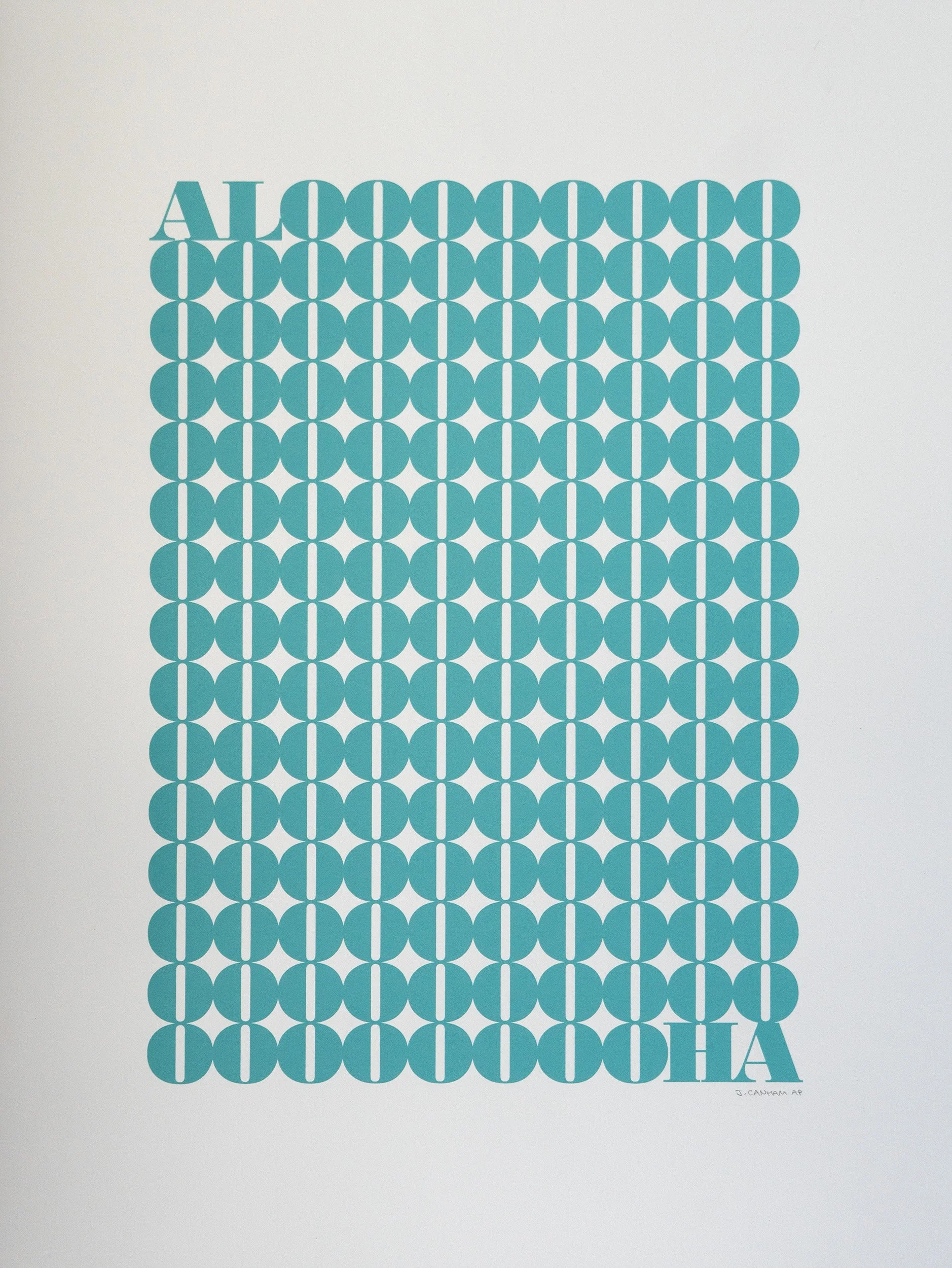 Jeff Canham-Aloha Screenprint