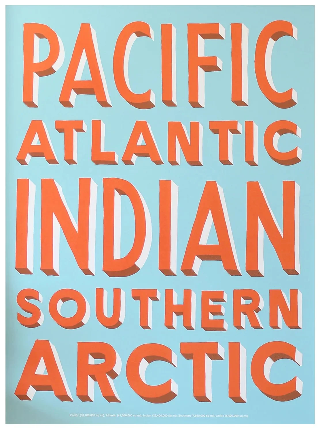 Jeff Canham-Oceans Screenprint