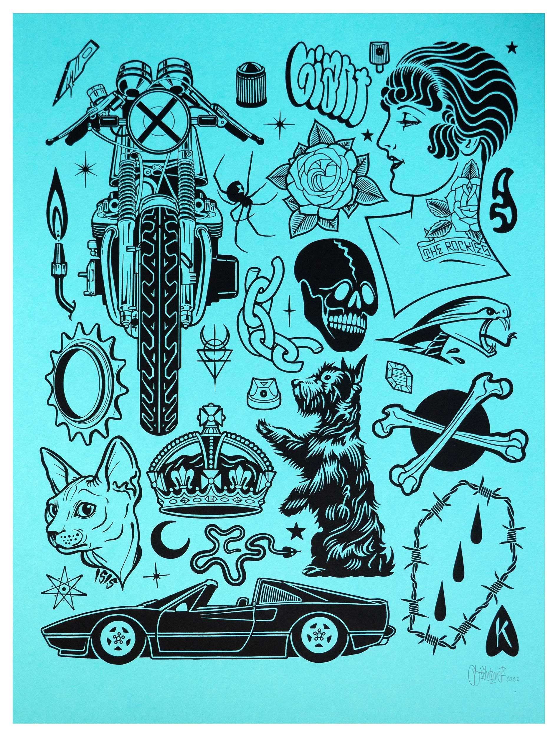 Mike Giant-The Rockies Screenprint