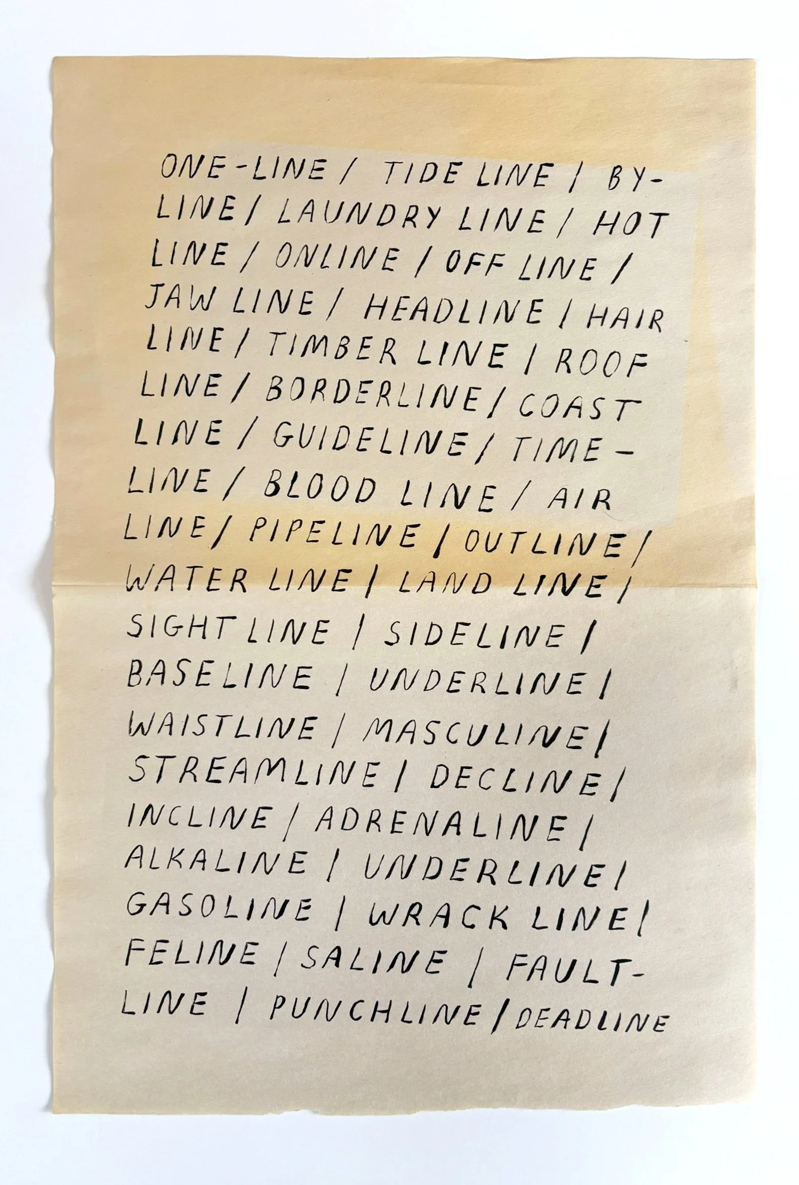 Tess Rubinstein - Line / Work