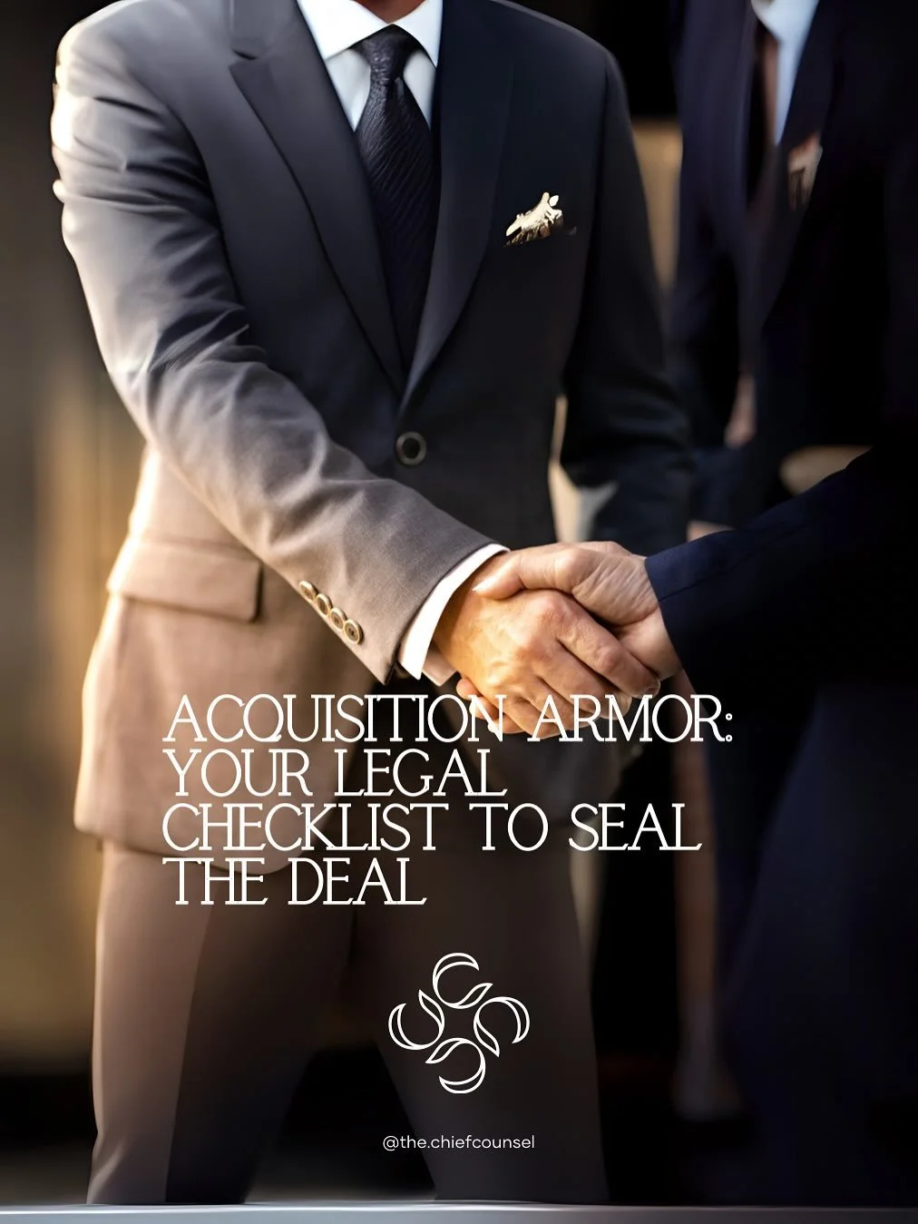 Before you toast the deal,&nbsp;make sure the paperwork won&rsquo;t come back to haunt you.
In acquisitions, protection is power. Here&rsquo;s how you secure yours.&nbsp;

#TheChiefCounsel #FractionalGC #FractionalGeneralCounsel #AcquisitionArmor #Me