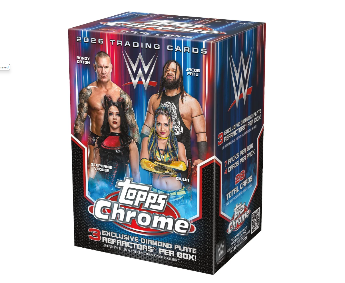 2026 Topps Chrome WWE Blaster Box - PERSONAL