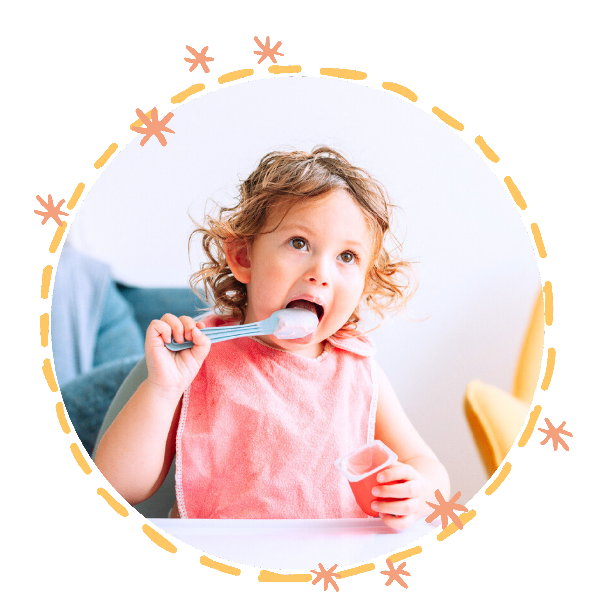 Child working on eating and swallowing during feeding therapy in Woburn, MA