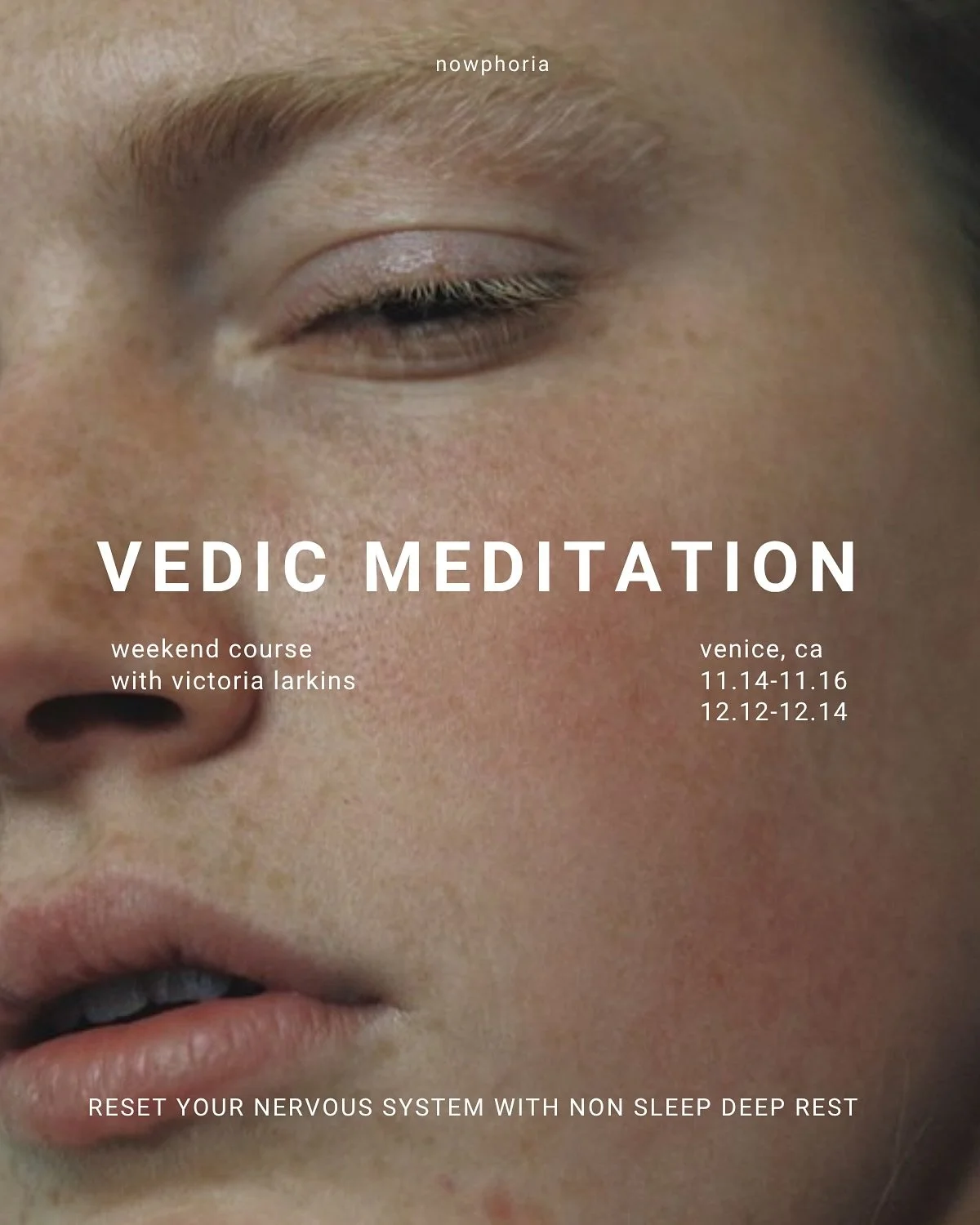 Last 2 courses of 2025! Reset your nervous system &amp; learn Vedic Meditation with @veeelark &amp; join our community for weekly group meditations &amp; events. 

We&rsquo;ve been collecting data and are super excited to share insights from our comm