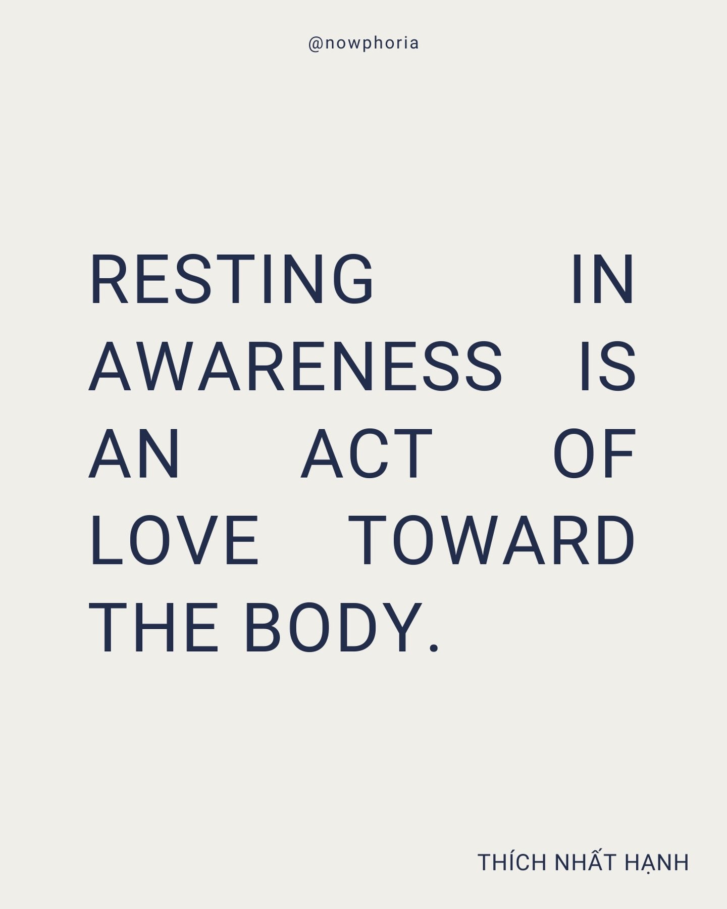 Permission to rest&hellip; in awareness. 
#transcend #thichnhathanh