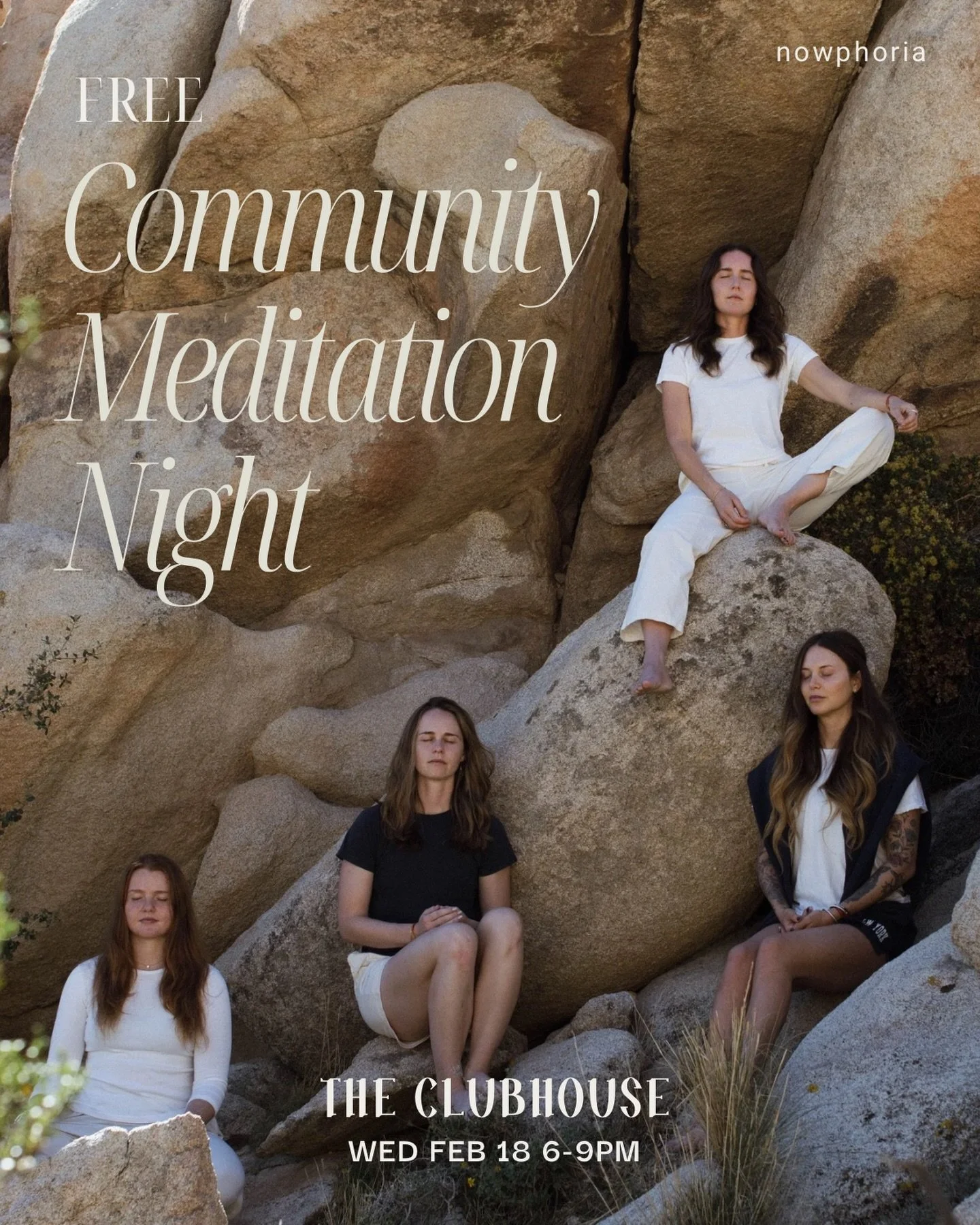 FREE Community Meditation Night 🔥🐎 Kick off the Lunar New Year with an evening of connection, guided breathwork, and meditation led by  Nowphoria founder @veeelark 🐎

As it&rsquo;s the first night of the Year of the Fire Horse in the Chinese calen