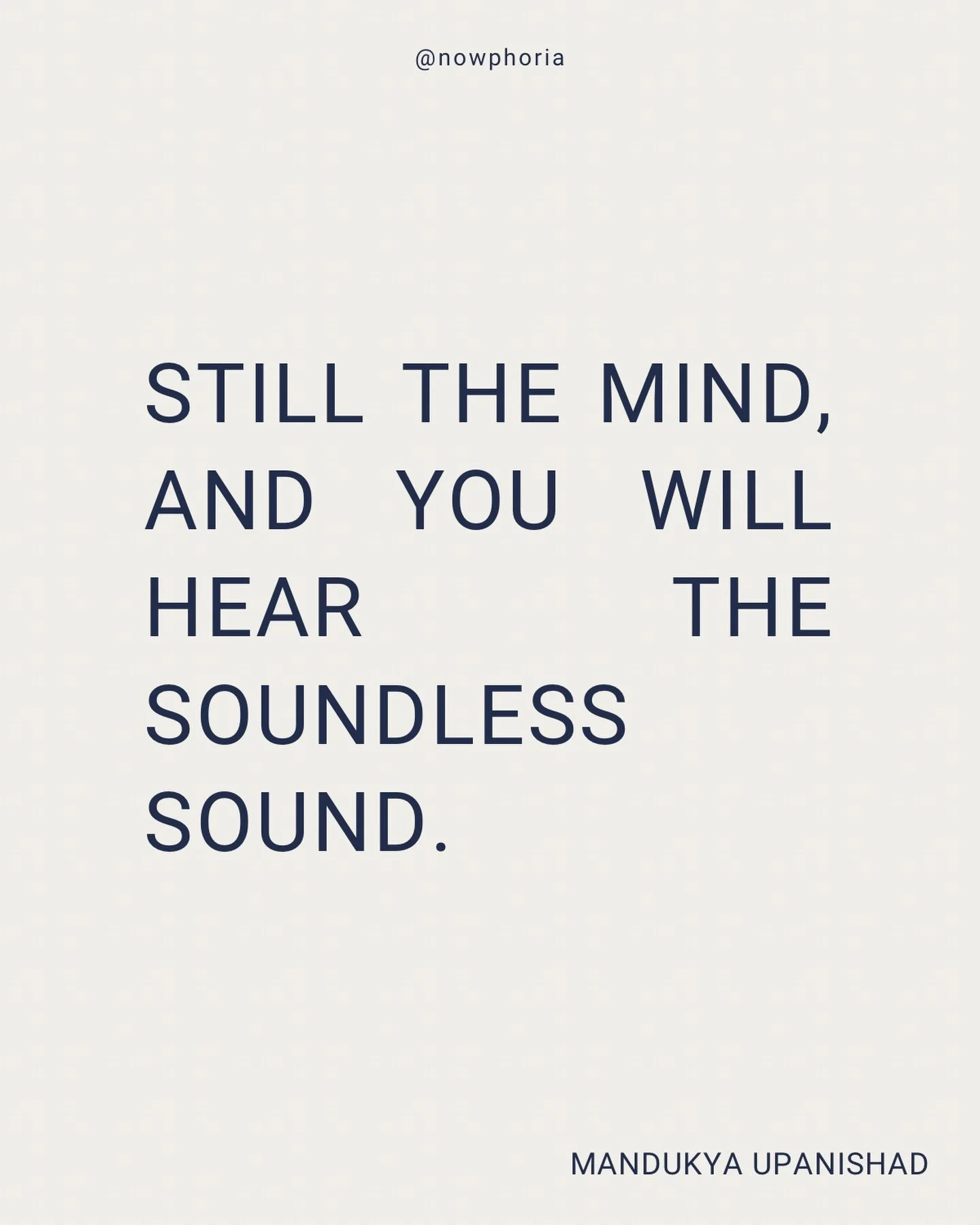 The sound of pure potential. 

#transcend