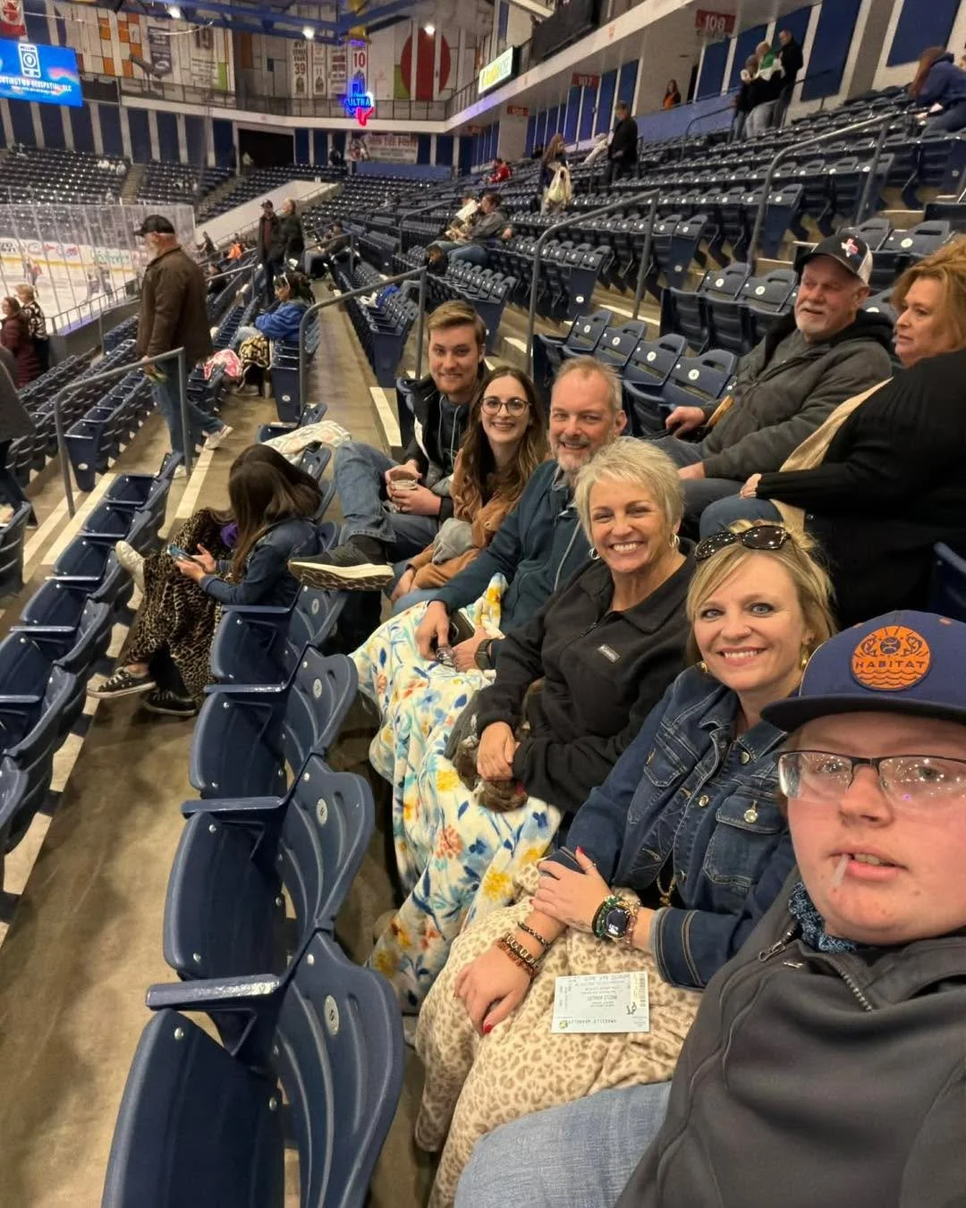 We would like to say another HUGE thank you the Amarillo Wranglers and Bubba&rsquo;s 33 for blessing our ETHAN families and volunteers with hockey tickets&mdash;everyone had an amazing time and your generosity meant so much to our kids, parents, and 