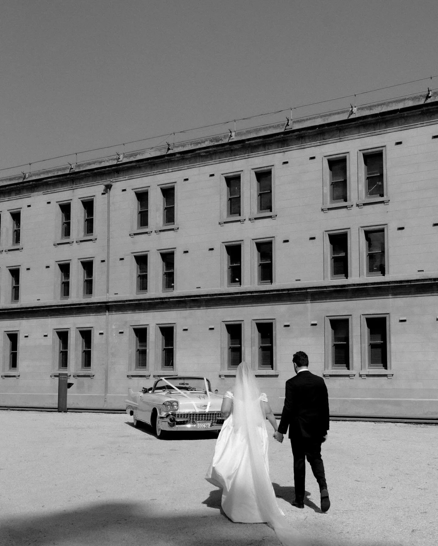 A beautiful day at Werribee Mansion, celebrating Laura &amp; Luke in timeless style. Congratulations to you both🤍

Venue: @therefectory_werribeepark 
Celebrant: @sharonthecelebrant 
Hair stylist: @krystal.hairstylist 
MUA artist: @makeupbygisele___ 