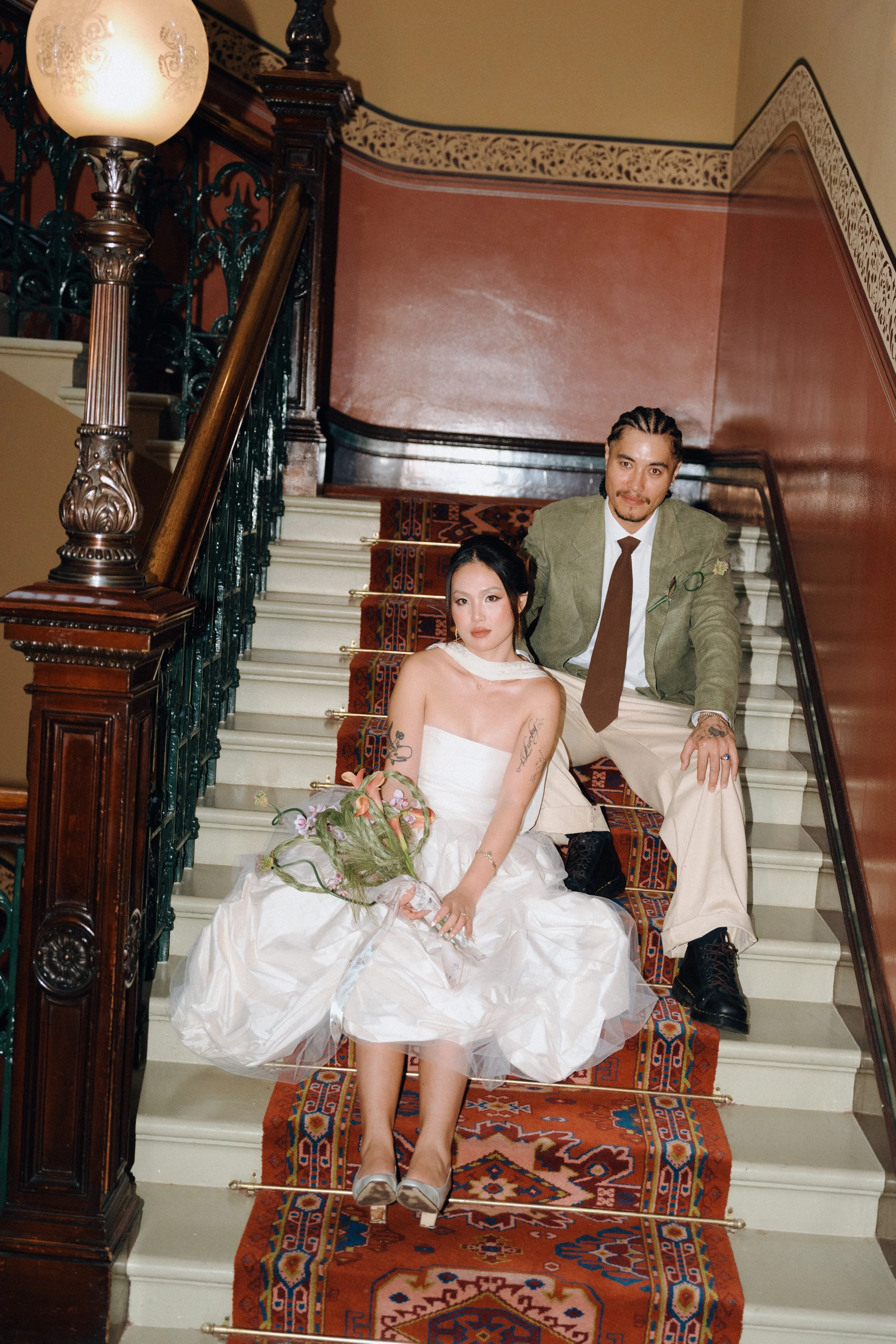 Yuwen &amp; Corey | French Saloon | Melbourne Wedding Photography