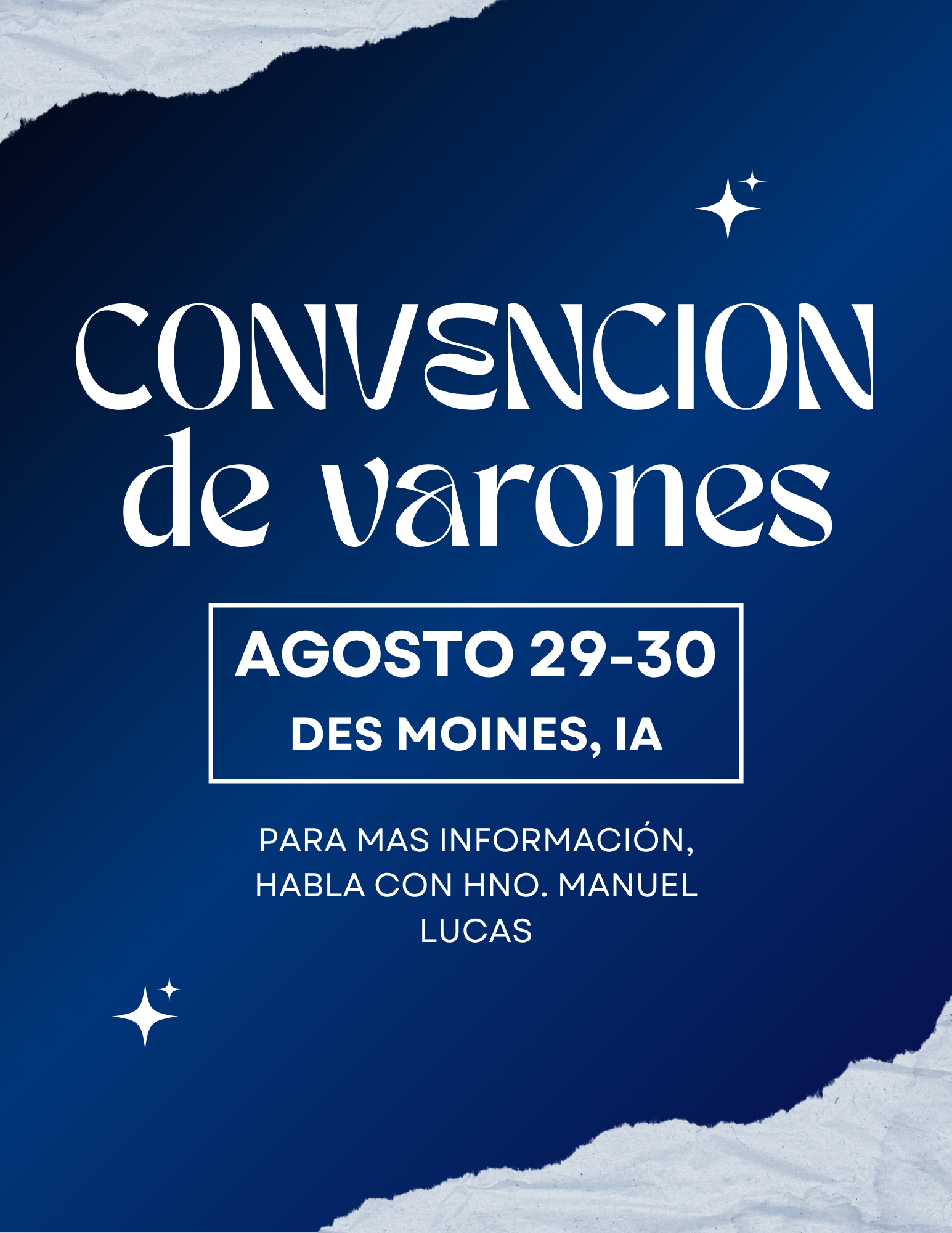 CONVENCIÓN DE VARONES