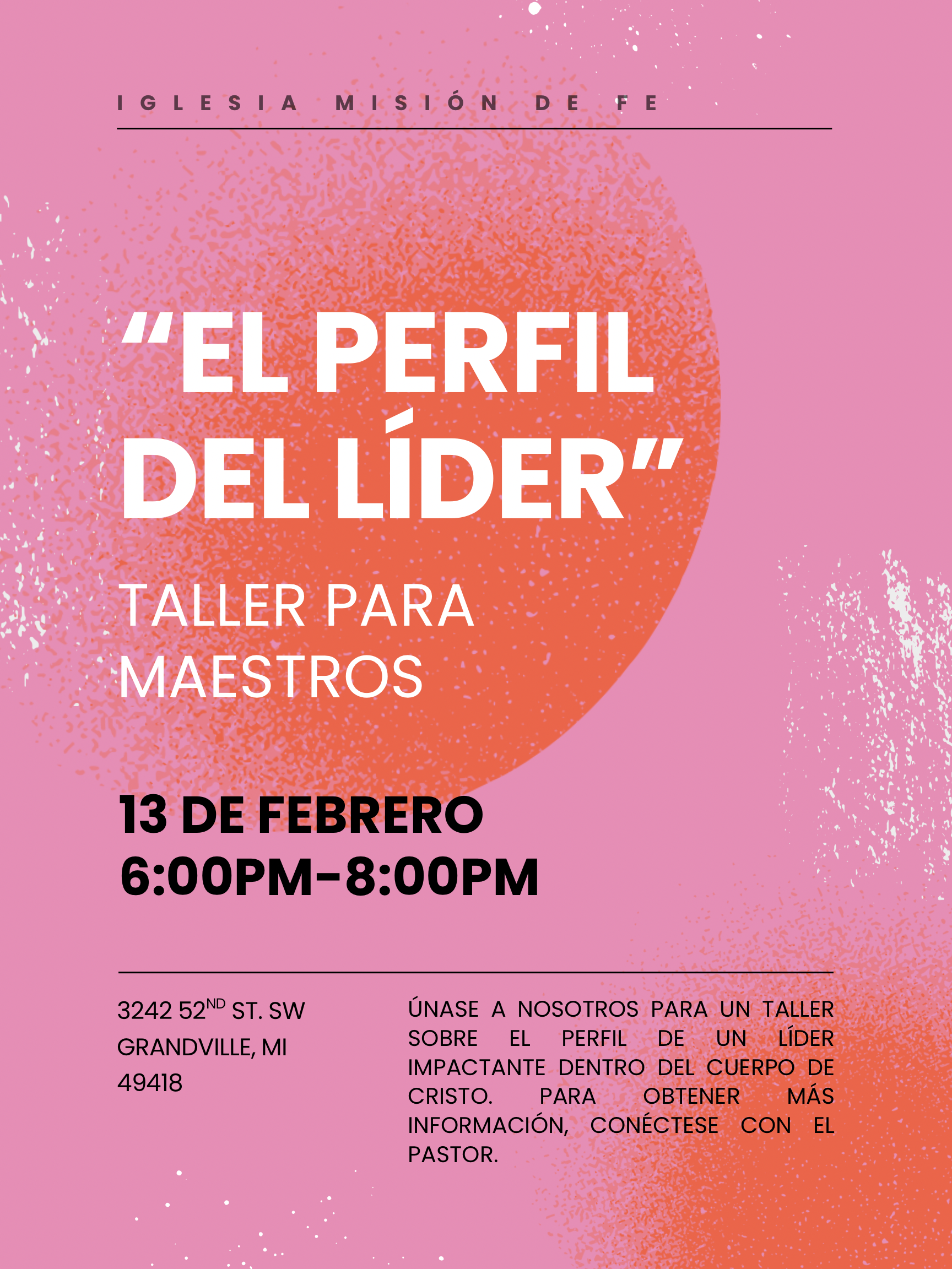 “El Perfil Del Líder” Taller Para Maestros