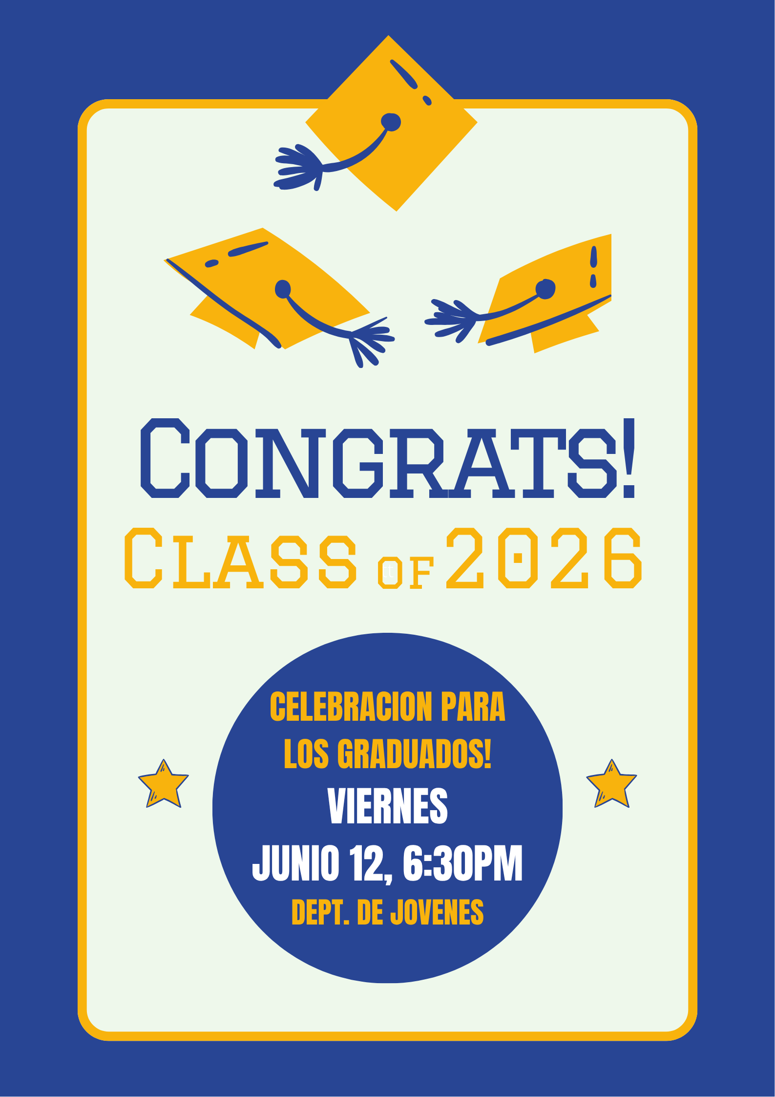 GRADUATION CELEBRATION!