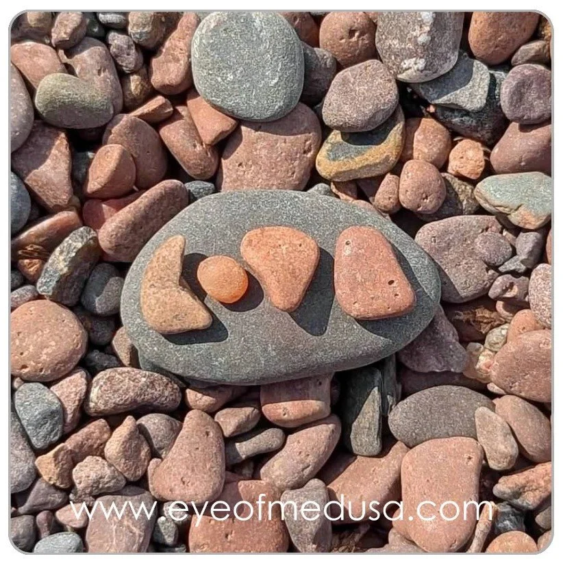 3"x3" Magnet - Tiny Love Rocks