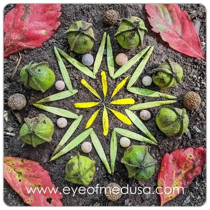 3"x3" Magnet - Yellow Flower Mandala