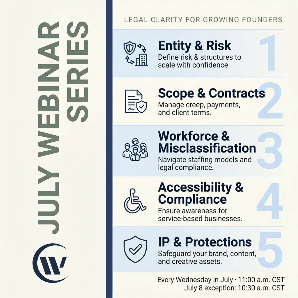 July Webinar Series