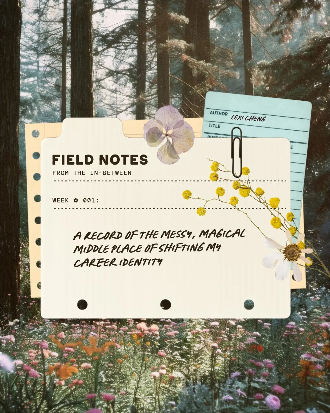 I started a series on substack sharing my journey of my identity shift from full time designer to coach/astrologer and healer - link in bio!