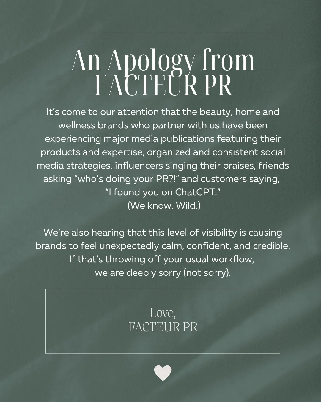 Our sincerest apologies to those affected by this unimaginable authority. ⁠
⁠
⁠
.⁠
.⁠
.⁠
.⁠
.⁠
.⁠
.⁠
#publicrelations #publicist #pr #media #socialmedia #branding #digitalmarketing #socialmediamarketing #marketing #social #marketingdigital #socialmar