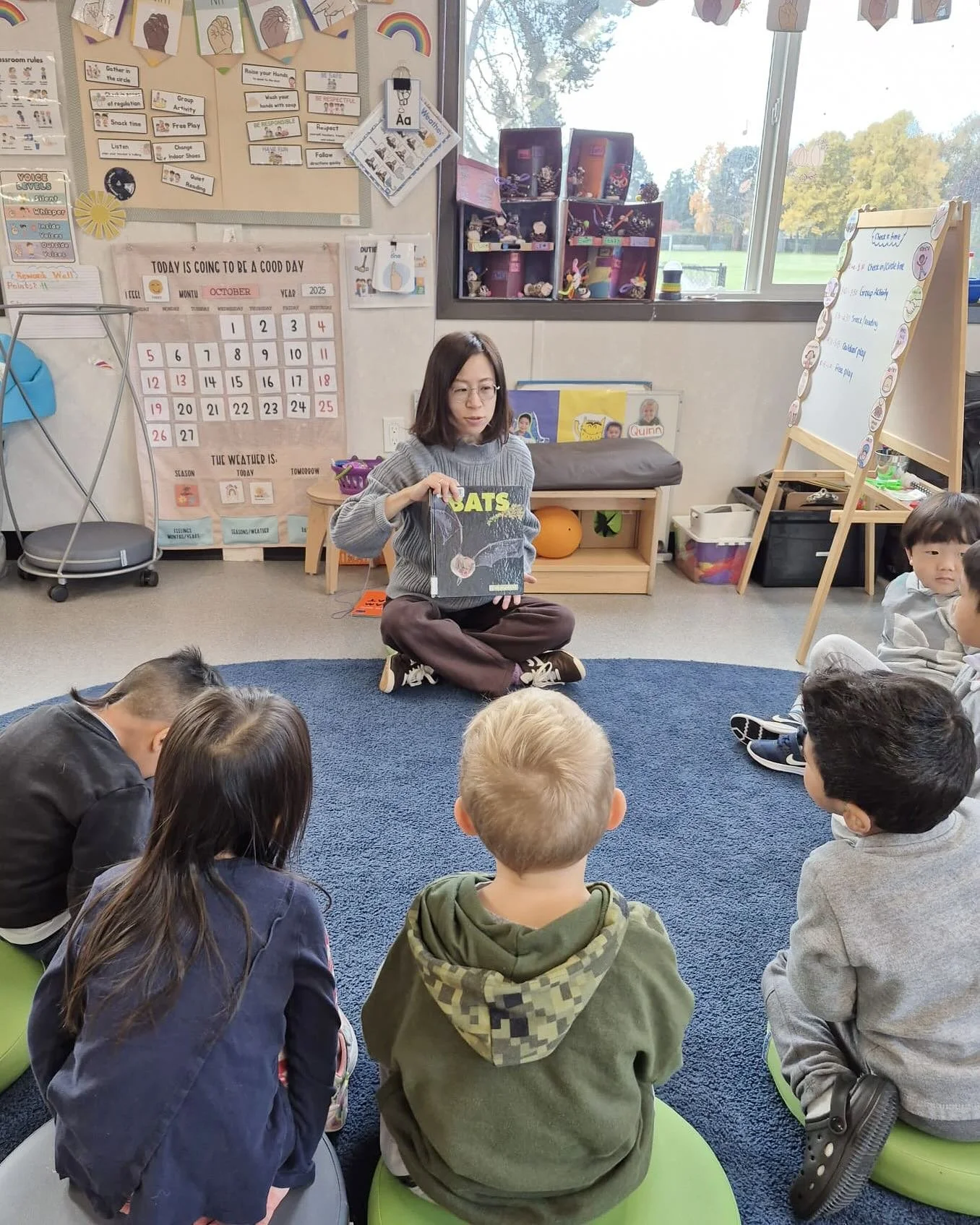 B is for...bats! Our newest learning focus. Through reading and activities, we discovered how bats use echolocation to &ldquo;see&rdquo; in the dark, learned about their habitats, and found out why these flying mammals are so important for our enviro