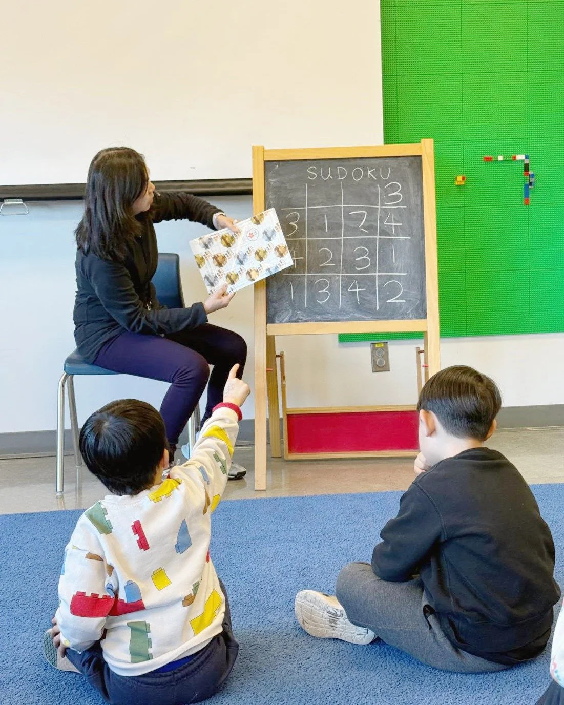 Our students have been exploring Sudoku, practicing how to look for patterns and think through problems step by step. Puzzle activities like this support logical reasoning, concentration, and perseverance while encouraging children to stay curious an