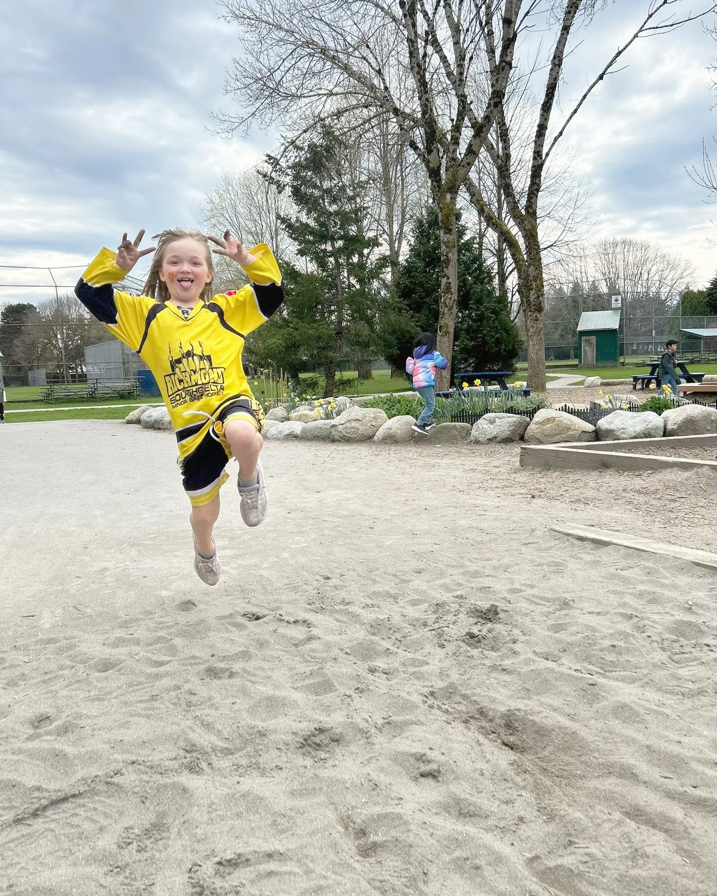 How far can you jump? With school district track meets coming up, our OSC students have been learning about different events at school and bringing that excitement to Hatch! One of the things we love most is being part of a school community where lea