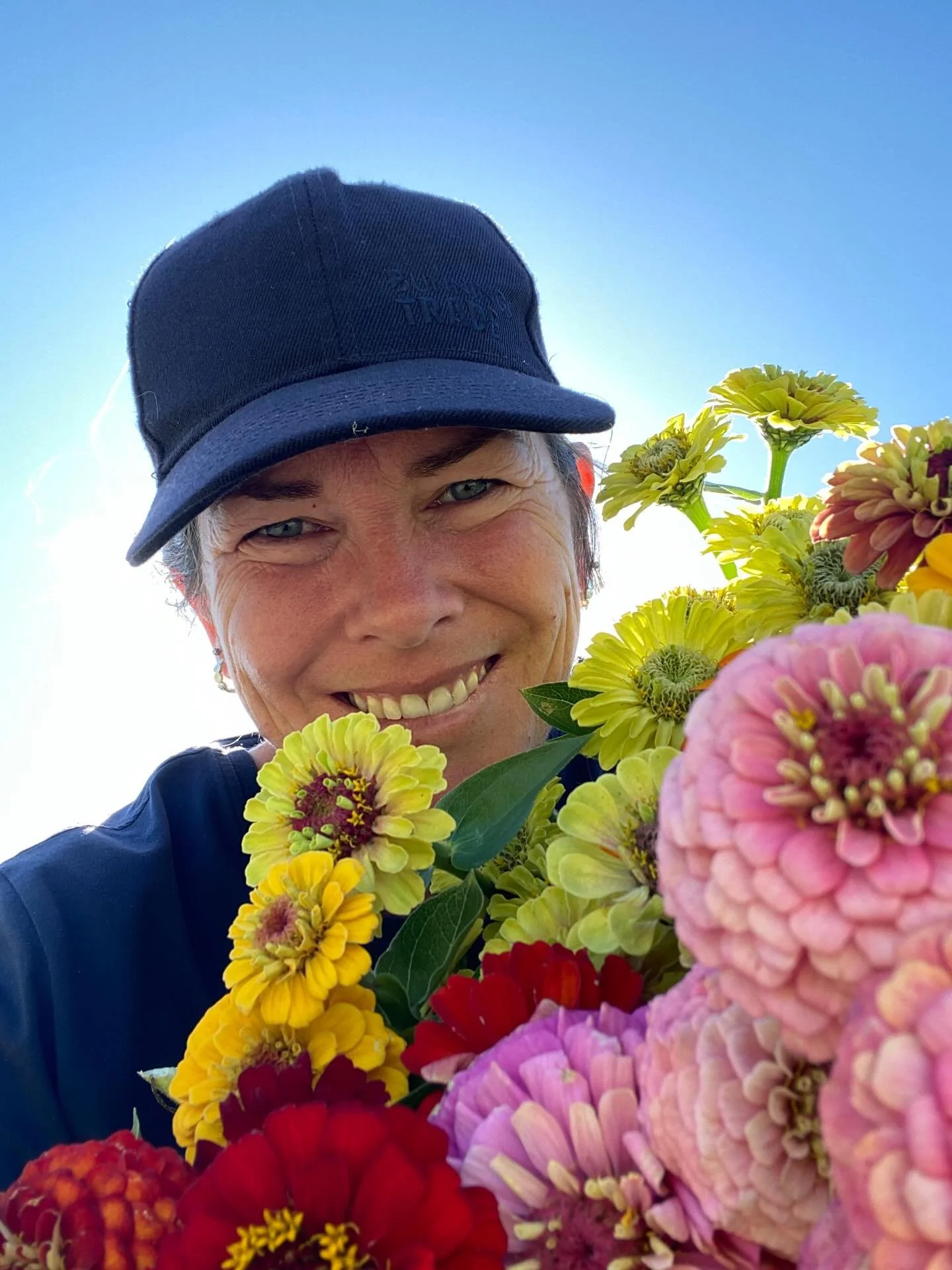 Picking in the sunshine 
#☀️ 
#flowersnz