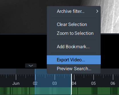 NX Witness – Reviewing and Downloading Footage