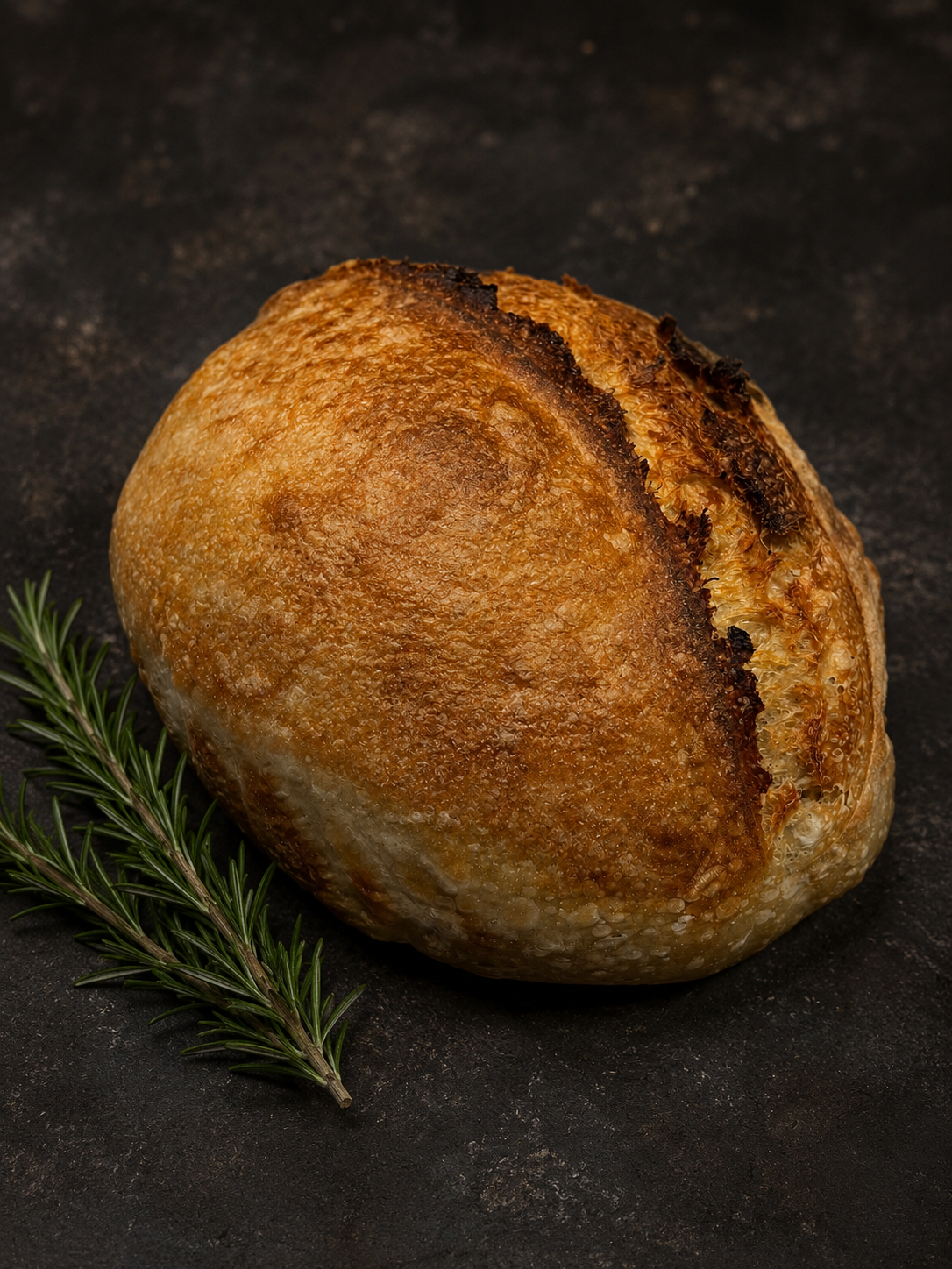 Rosemary Garlic Sourdough Loaf