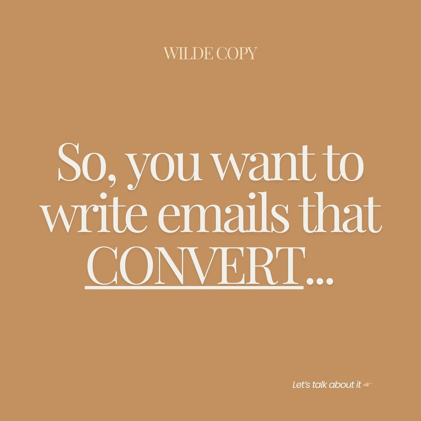 Now's the perfect moment to remind you&hellip; Effective emails take more than JUST writing.

You can&rsquo;t just choose words that sound &ldquo;good enough&rdquo; and hope for the best.

It takes:
👉🏼 Knowing your audience really well
👉🏼 Underst