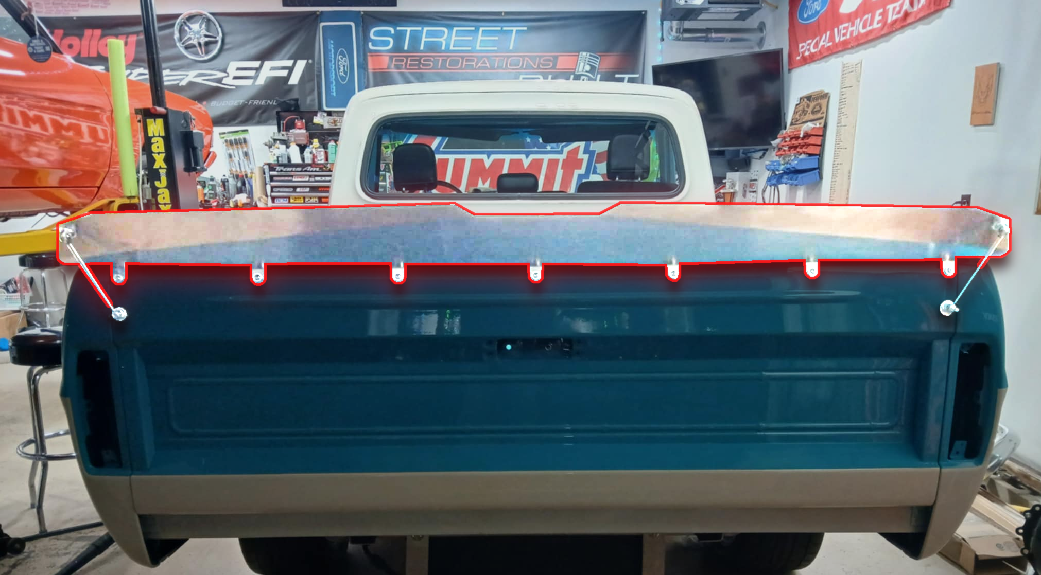 Ford F100 Bump Side Pro Touring Wing