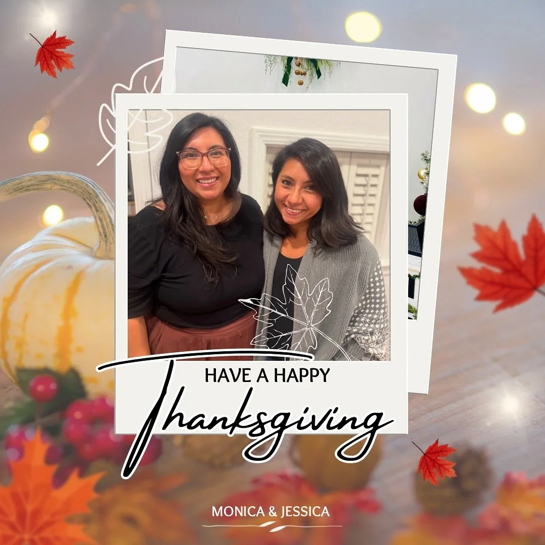 This Thanksgiving, our hearts are full. Thank you for trusting us with your holiday memories and for supporting our little dream. We are truly grateful for you!

Happy Thanksgiving from our family to yours.

&mdash; The Escalante Sisters