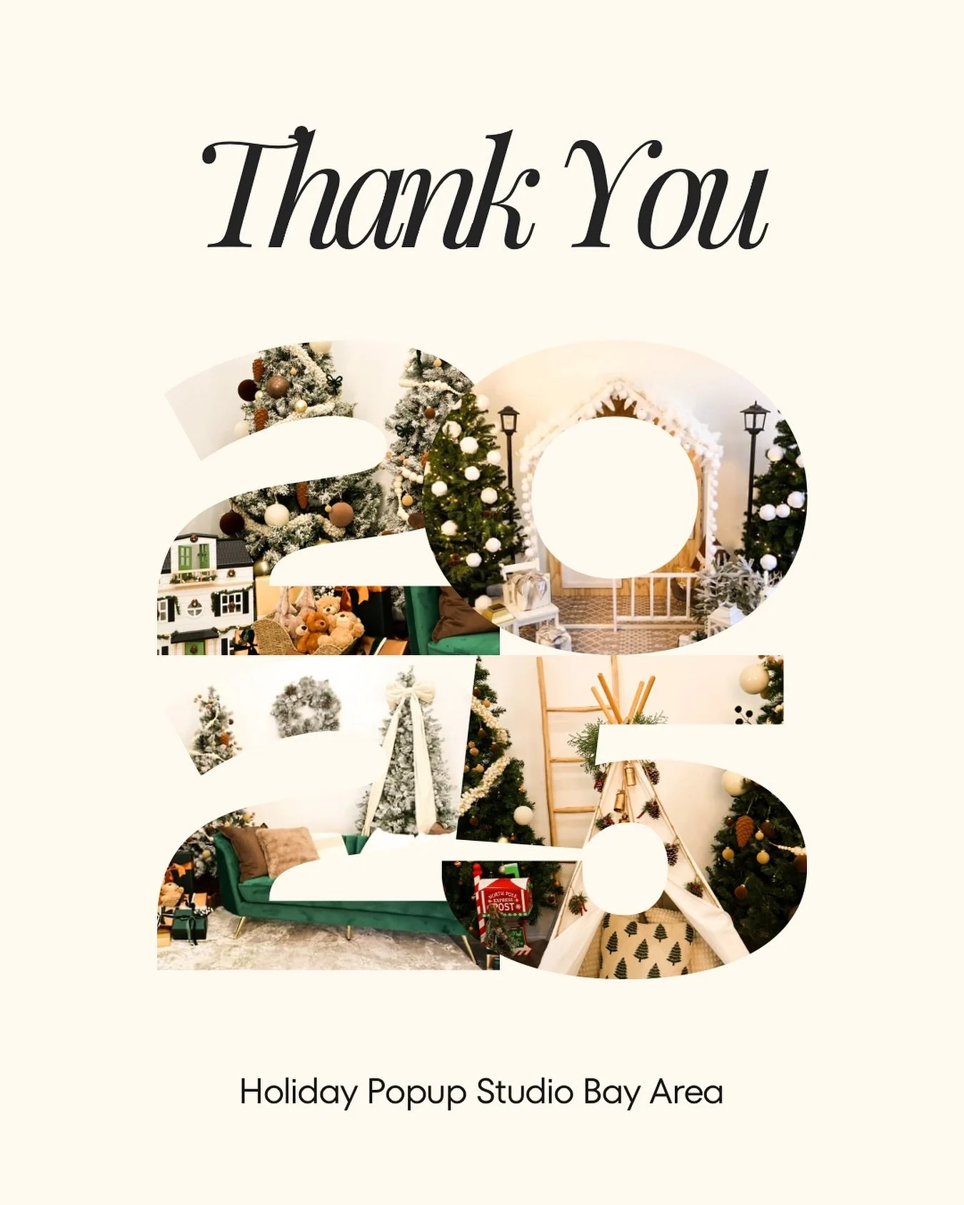 Closing out 2025 with so much gratitude ✨
Thank you for supporting our holiday pop-up studio, showing up, and letting us be part of your memories this year. 2025 was special because of you 🤍