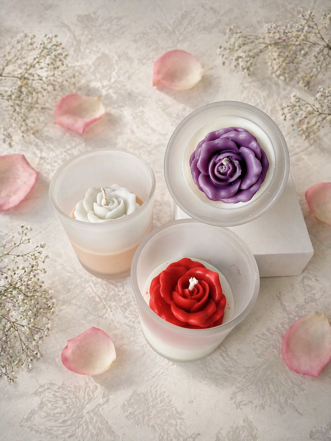 Rose Candle