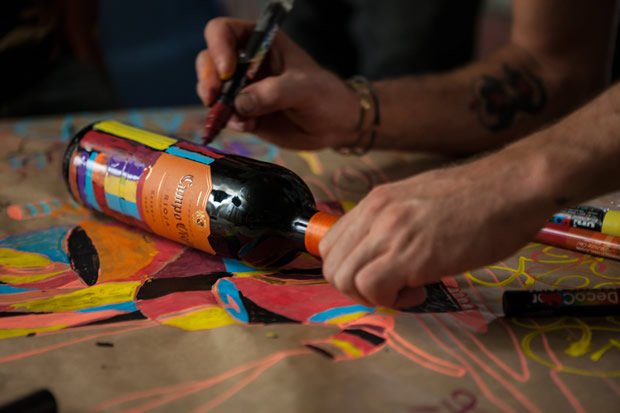 Limited edition bottle.