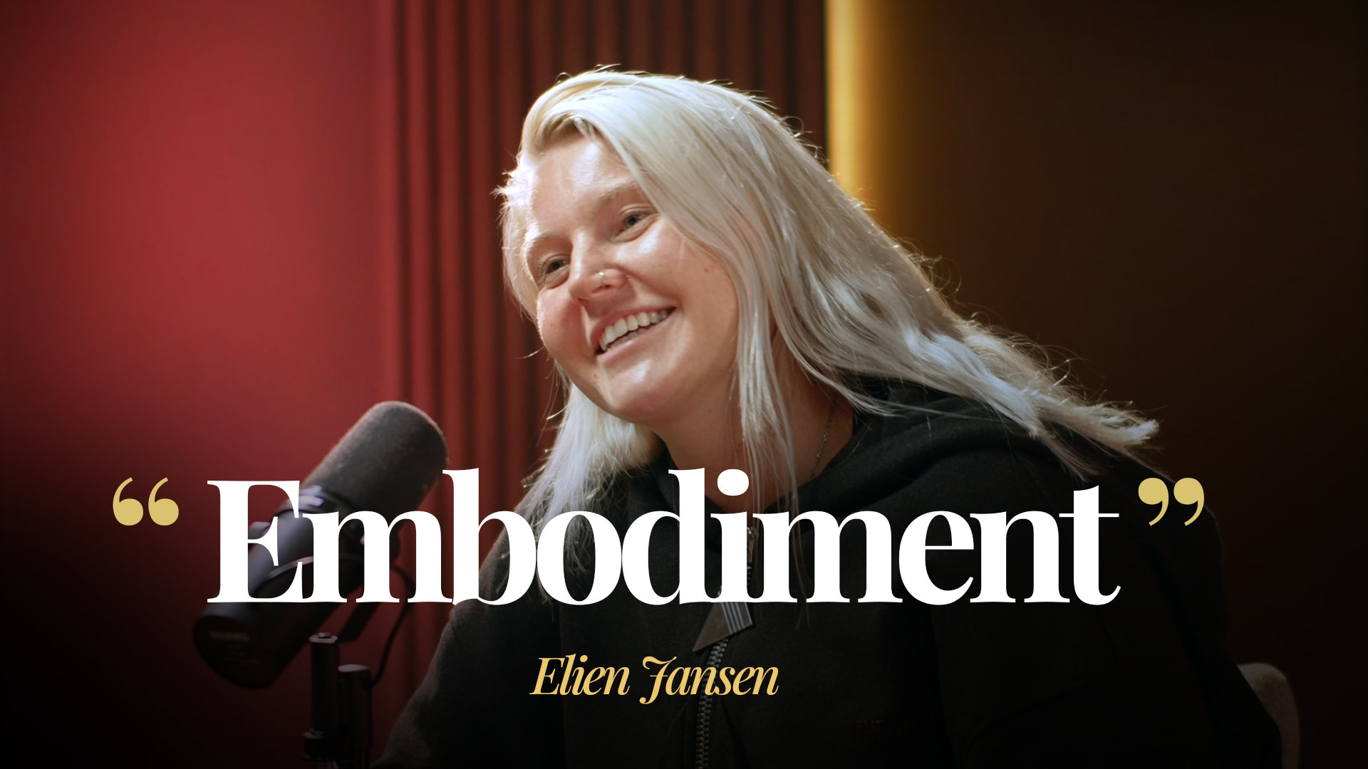 Elien Jansen over embodiment, energie en studioleven