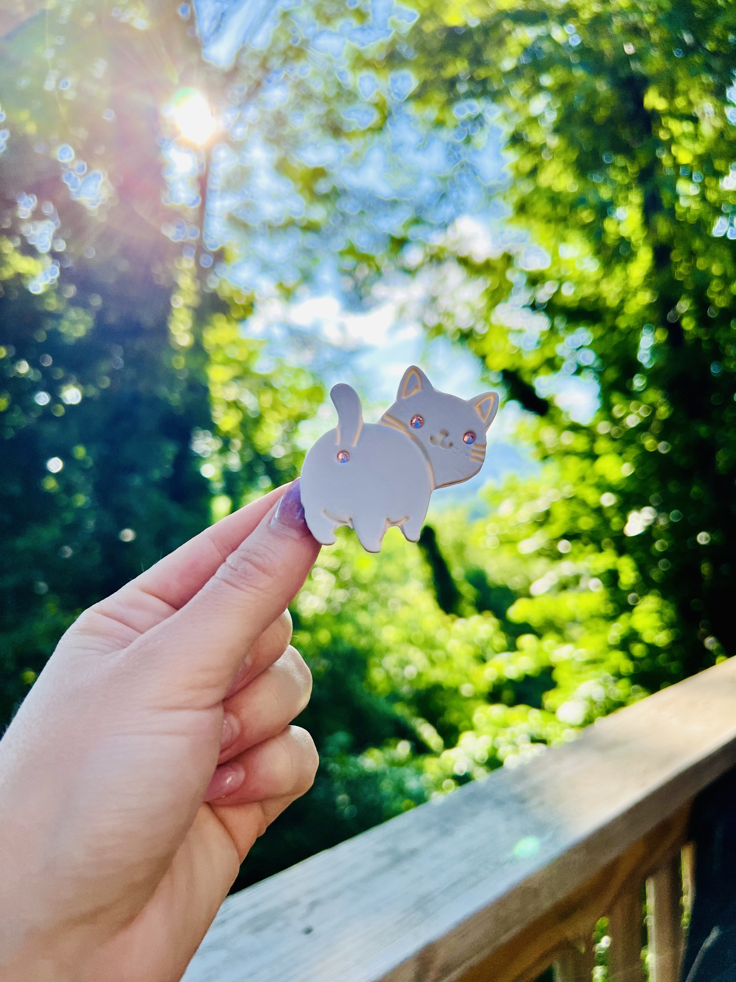 Cat butt magnet