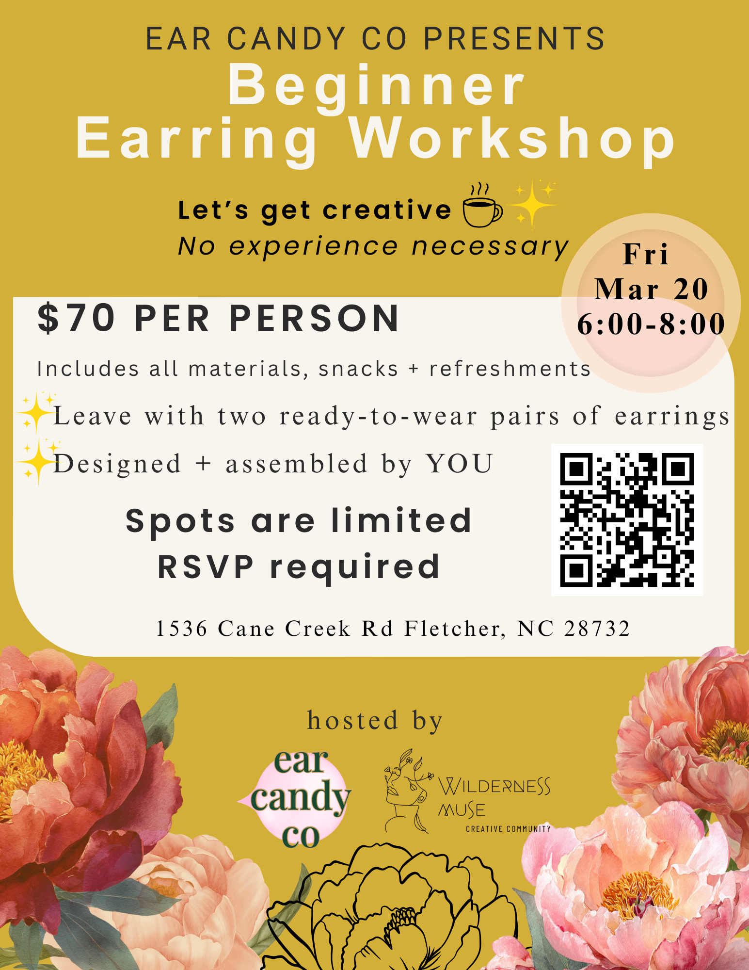 Earring Workshop for Beginners